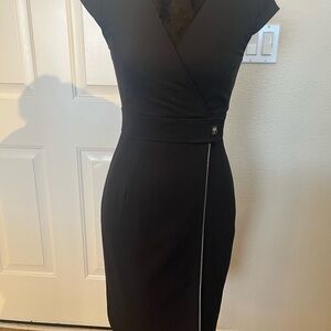 Calvin Klein Black Midi Dress